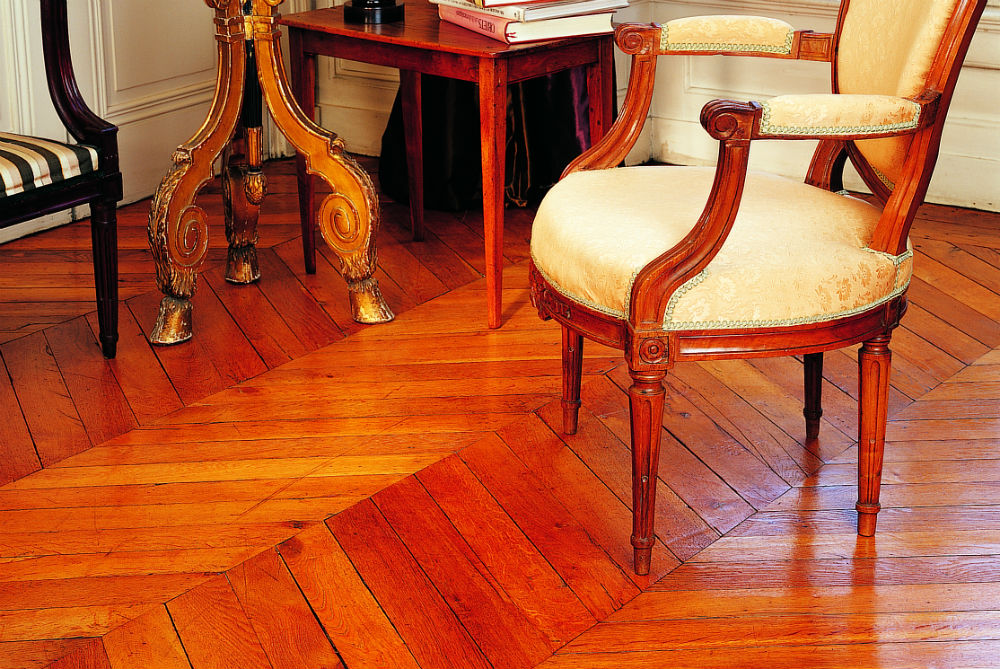 Classic Herringbone Wooden Flooring