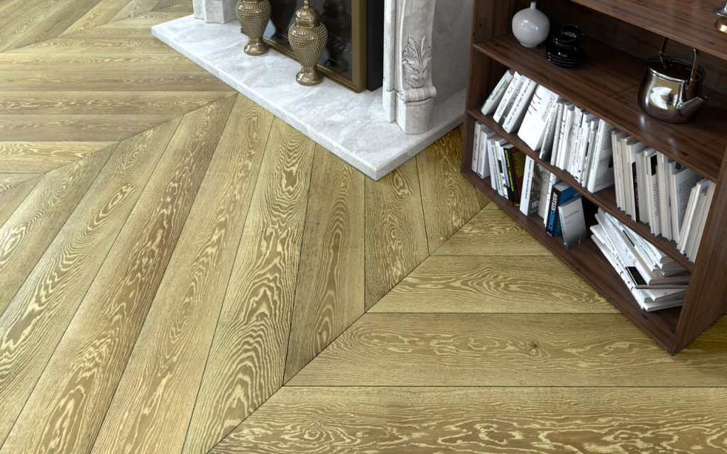 Classic Herringbone Wooden Flooring