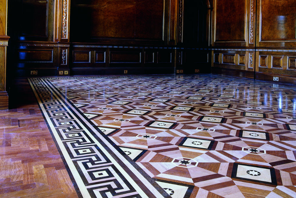 Classic Herringbone Wooden Flooring