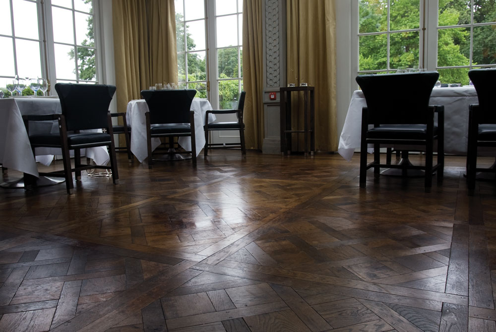 Classic Herringbone Wooden Flooring