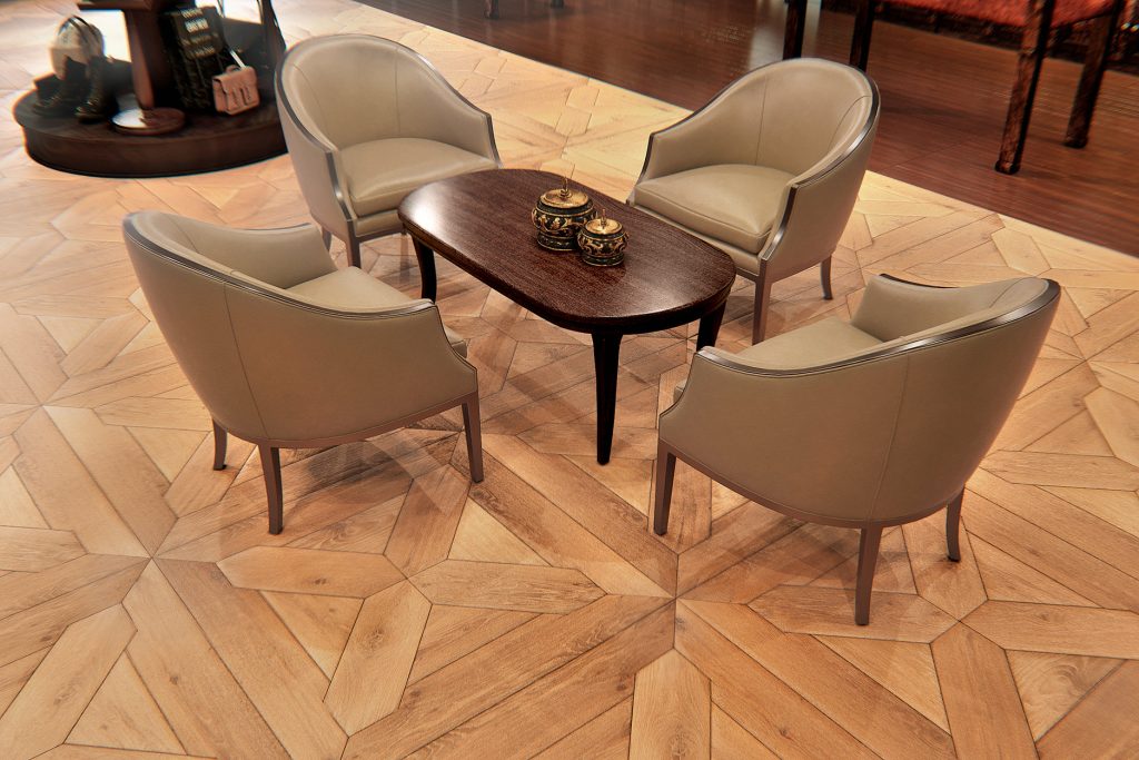 Classic Herringbone Wooden Flooring