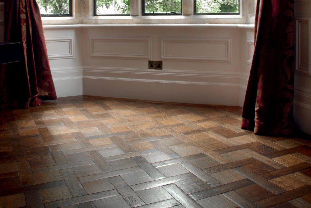 Classic Herringbone Wooden Flooring