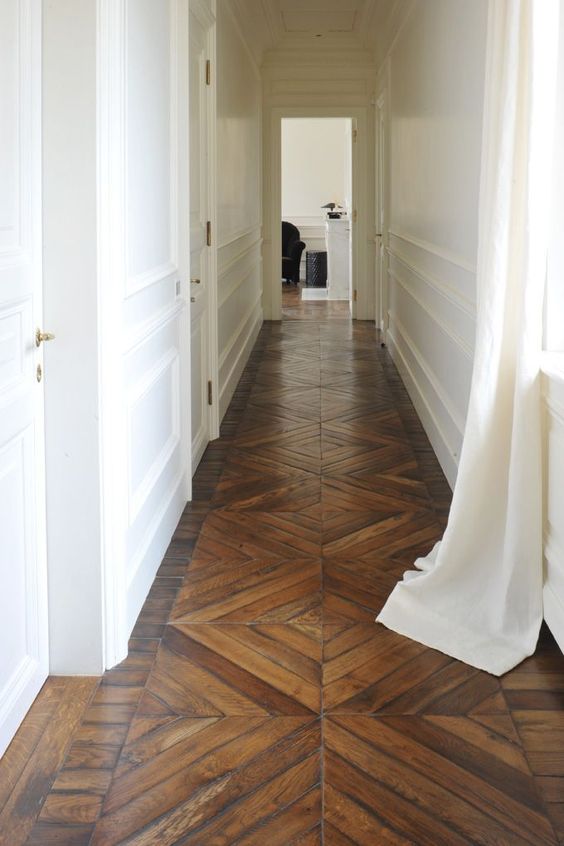 Classic Herringbone Wooden Flooring